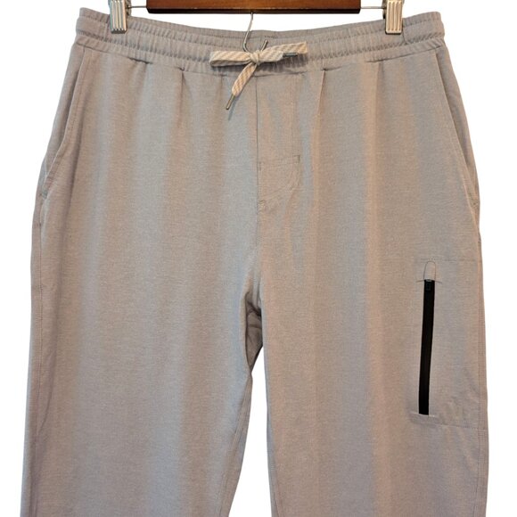 Vuori Mens Sz M Gray Sunday Performance Zip Pockets Drawstring Jogger Sweatpants - Picture 3 of 8